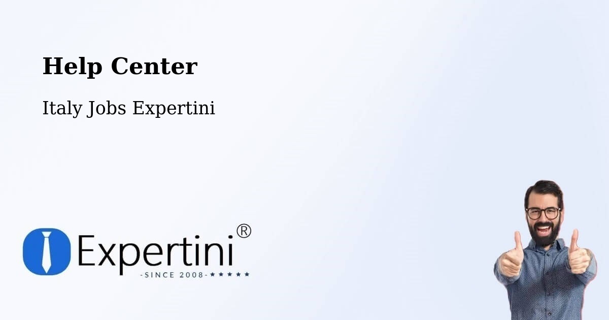 Help Center – Testico - Italy Jobs Expertini
