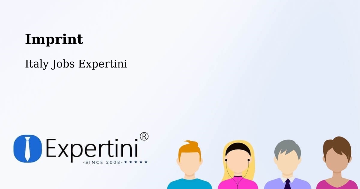 Imprint – Testico - Italy Jobs Expertini