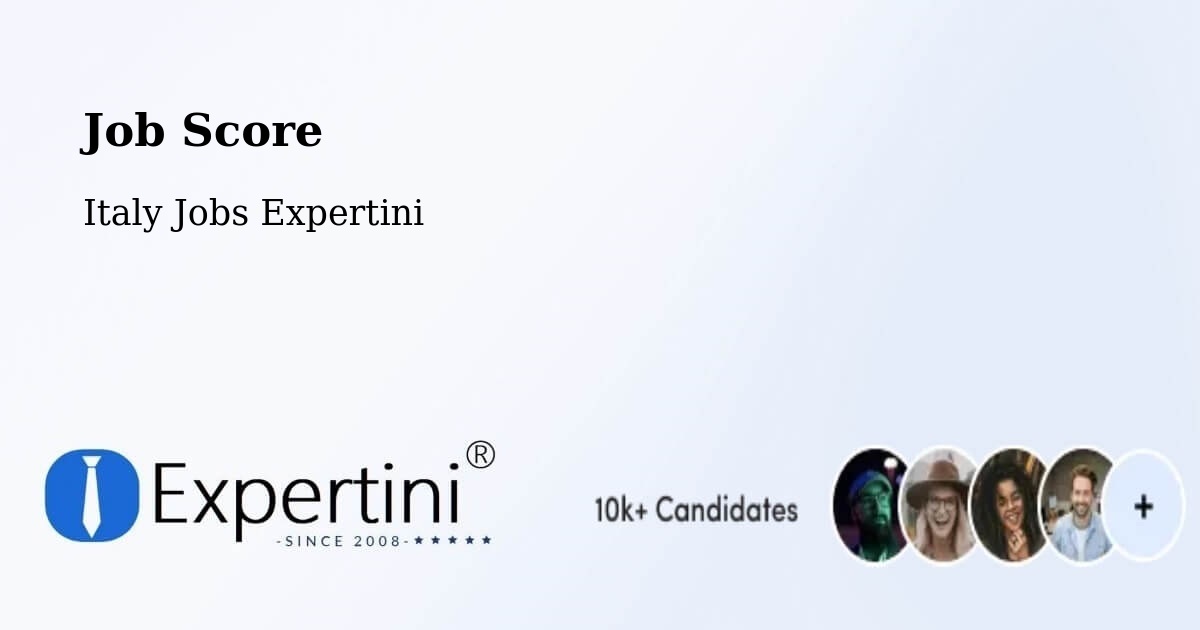 Job Score & Job Description Score Tool – Testico - Italy Jobs Expertini